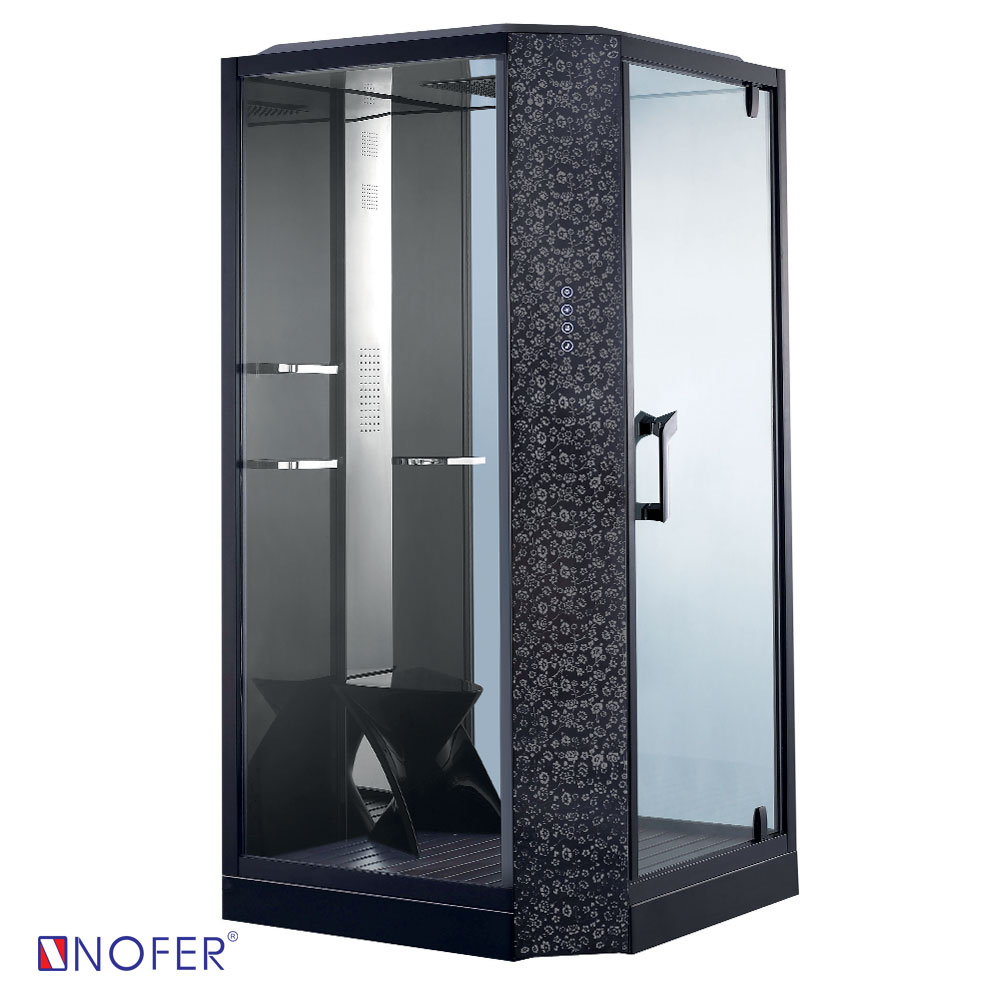 Phòng tắm xông hơi Nofer VS-89101S (R) Black