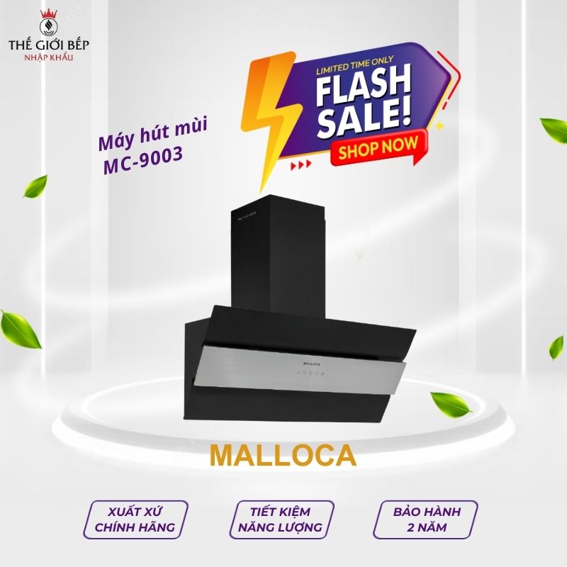 Máy hút khói khử mùi Malloca MC-9003