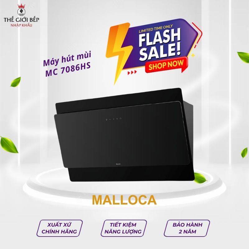 Máy hút khói khử mùi Malloca MC 7086HS