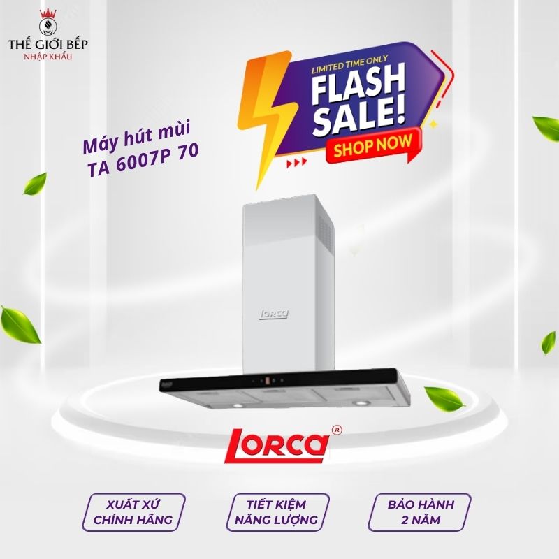 Máy hút mùi Lorca TA 6007P 70